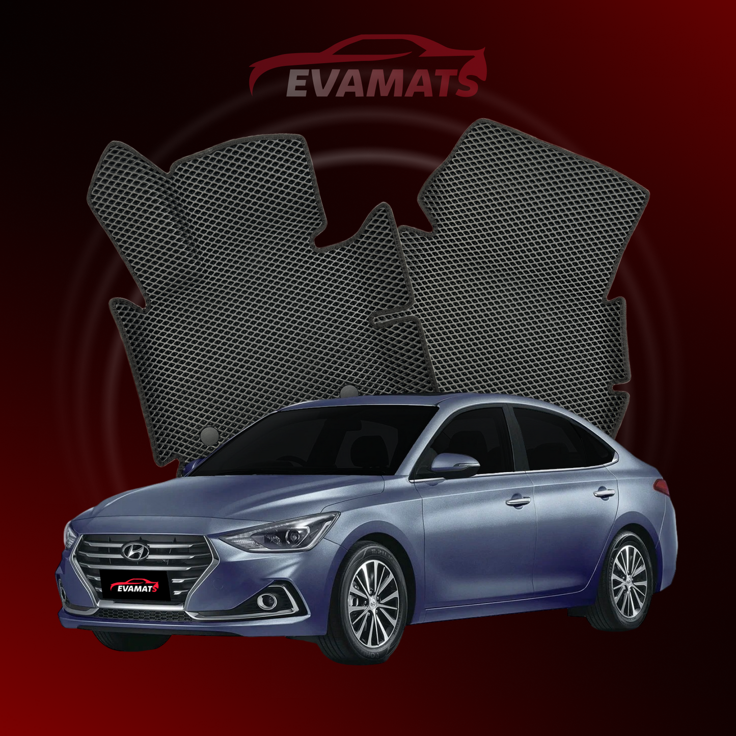 Коврики EVAMATS для Hyundai Celesta 1st gen 2017-2023 SEDAN