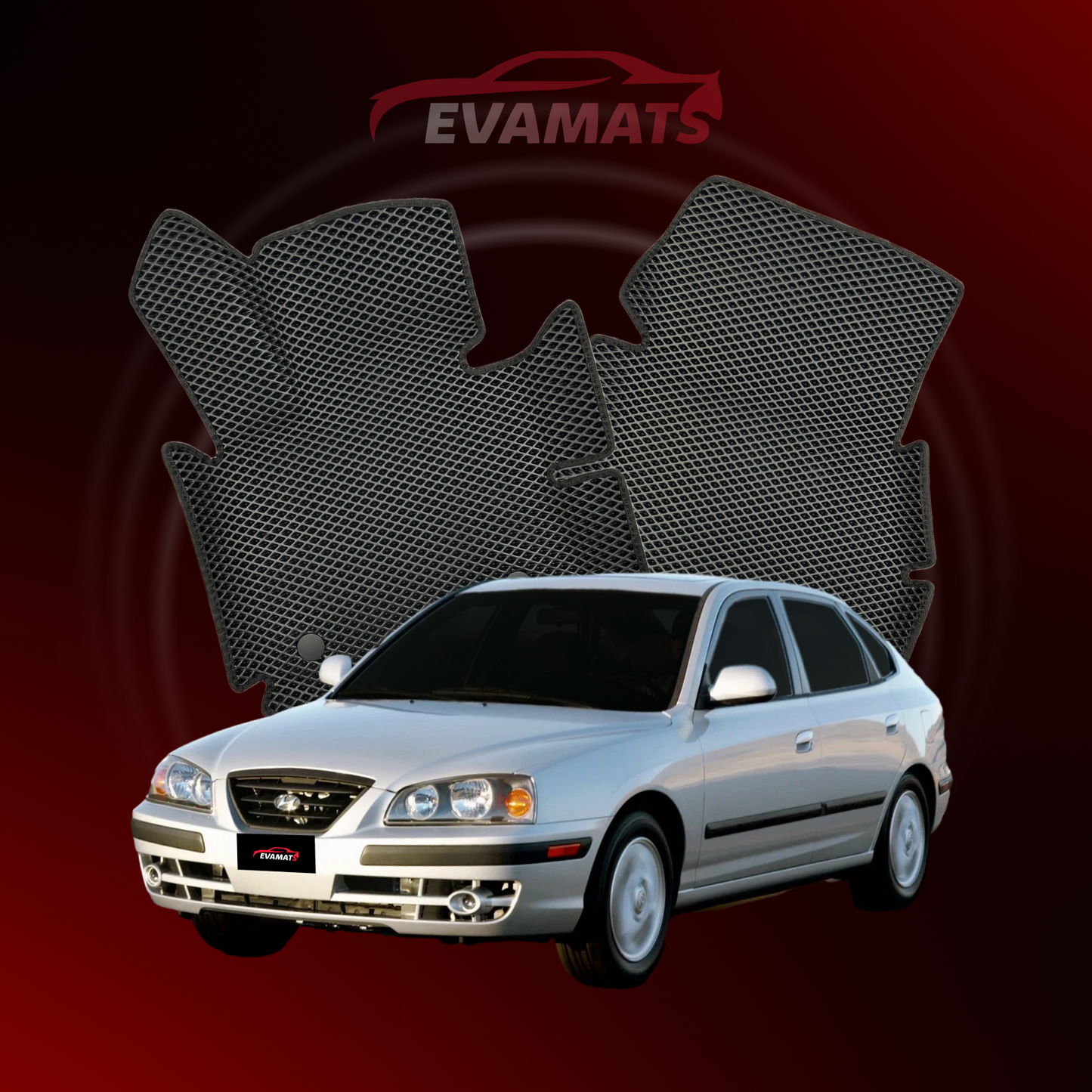 Коврики EVAMATS для Hyundai Elantra(XD2) 3 gen 2000-2010 г.в. LIFTBACK