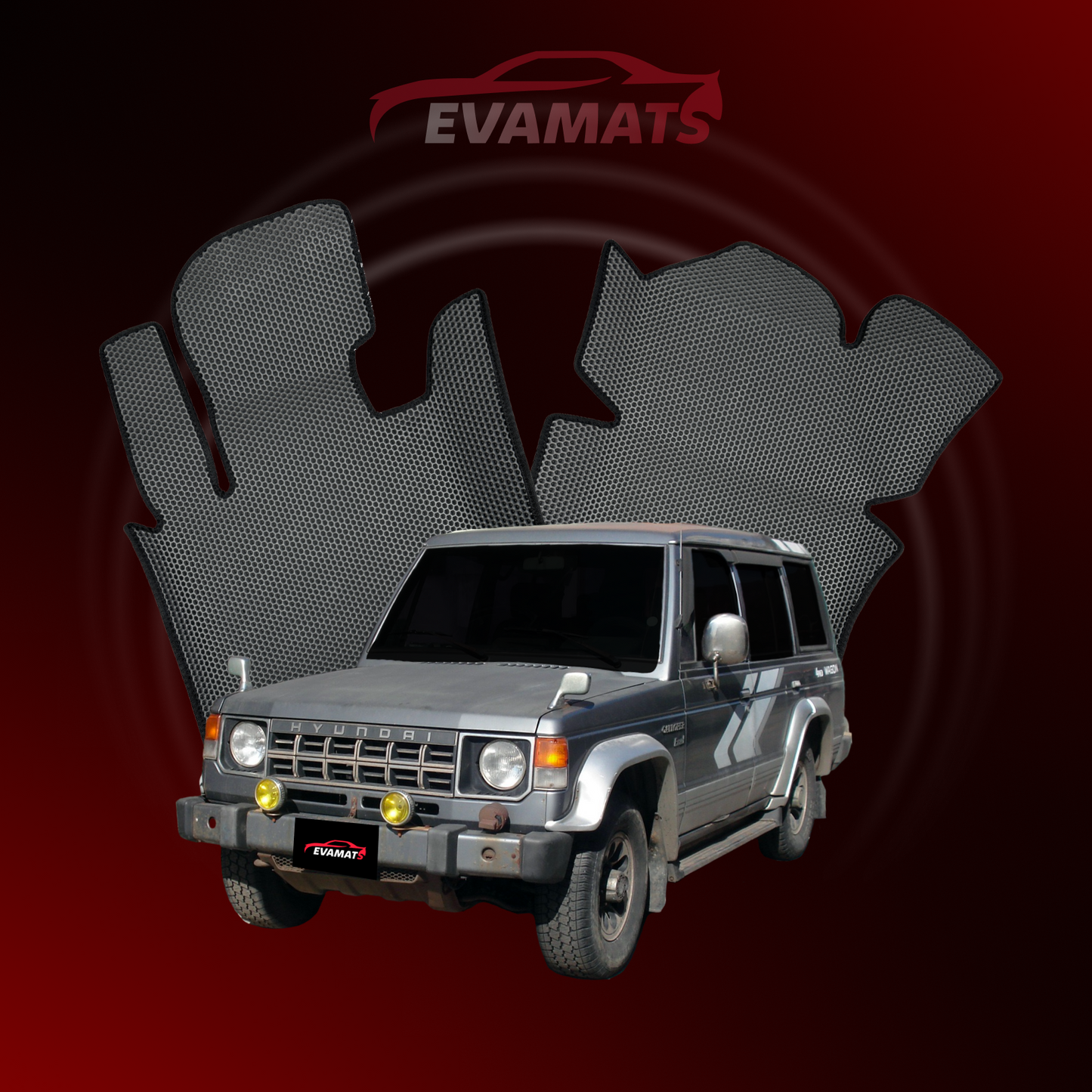 Dywaniki samochodowe 3D EVAMATS do Hyundai Galloper 1991-2003 rok SUV 5 drzwi