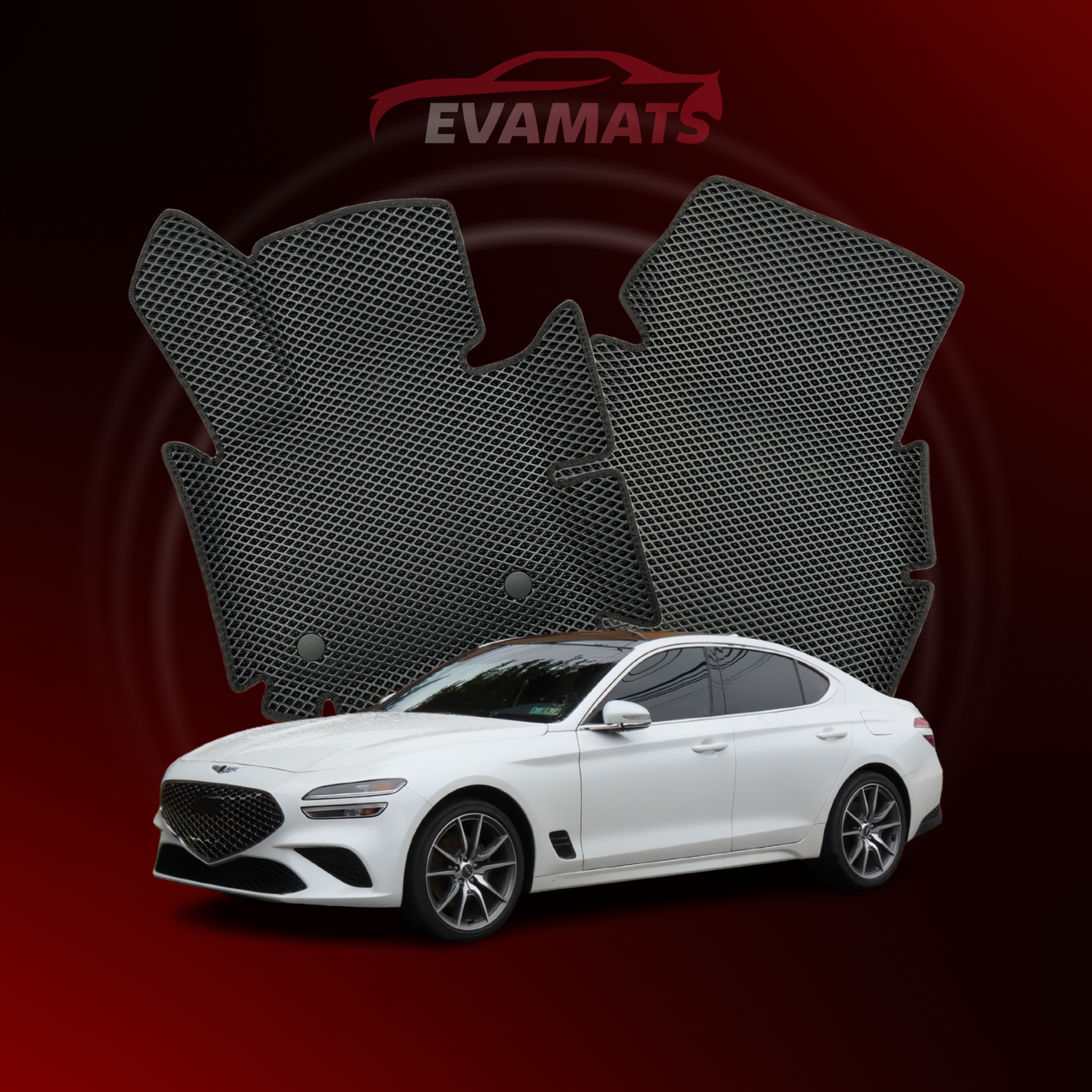 Dywaniki samochodowe 3D EVAMATS do Hyundai Genesis(G70) 3 gen 2017-2025 rok SEDAN