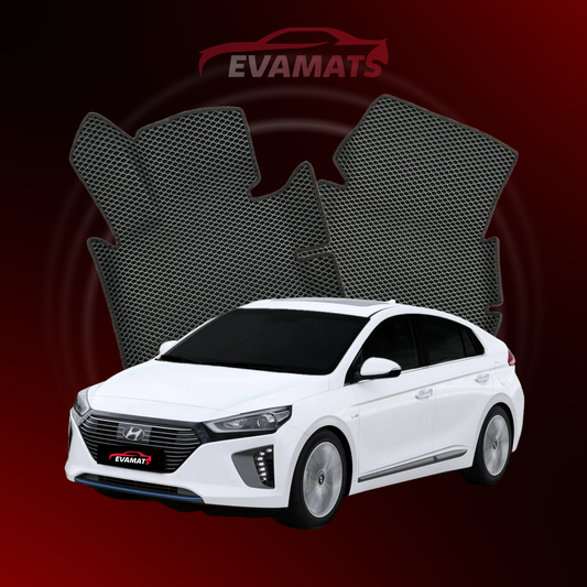 Автоковрики EVAMATS для Hyundai IONIQ 1st gen 2016-2023 р.в. Hybrid HATCHBACK 5 дв.