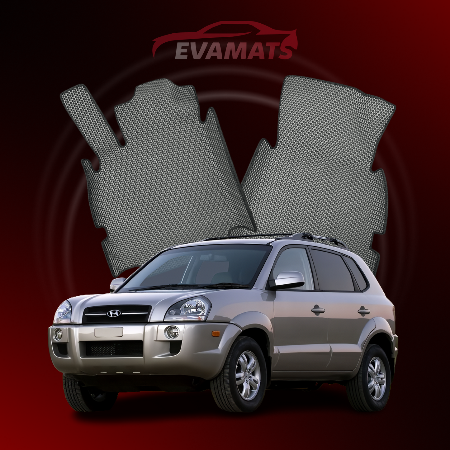 Dywaniki samochodowe EVAMATS do Hyundai Tucson 1 gen 2004-2010 rok SUV