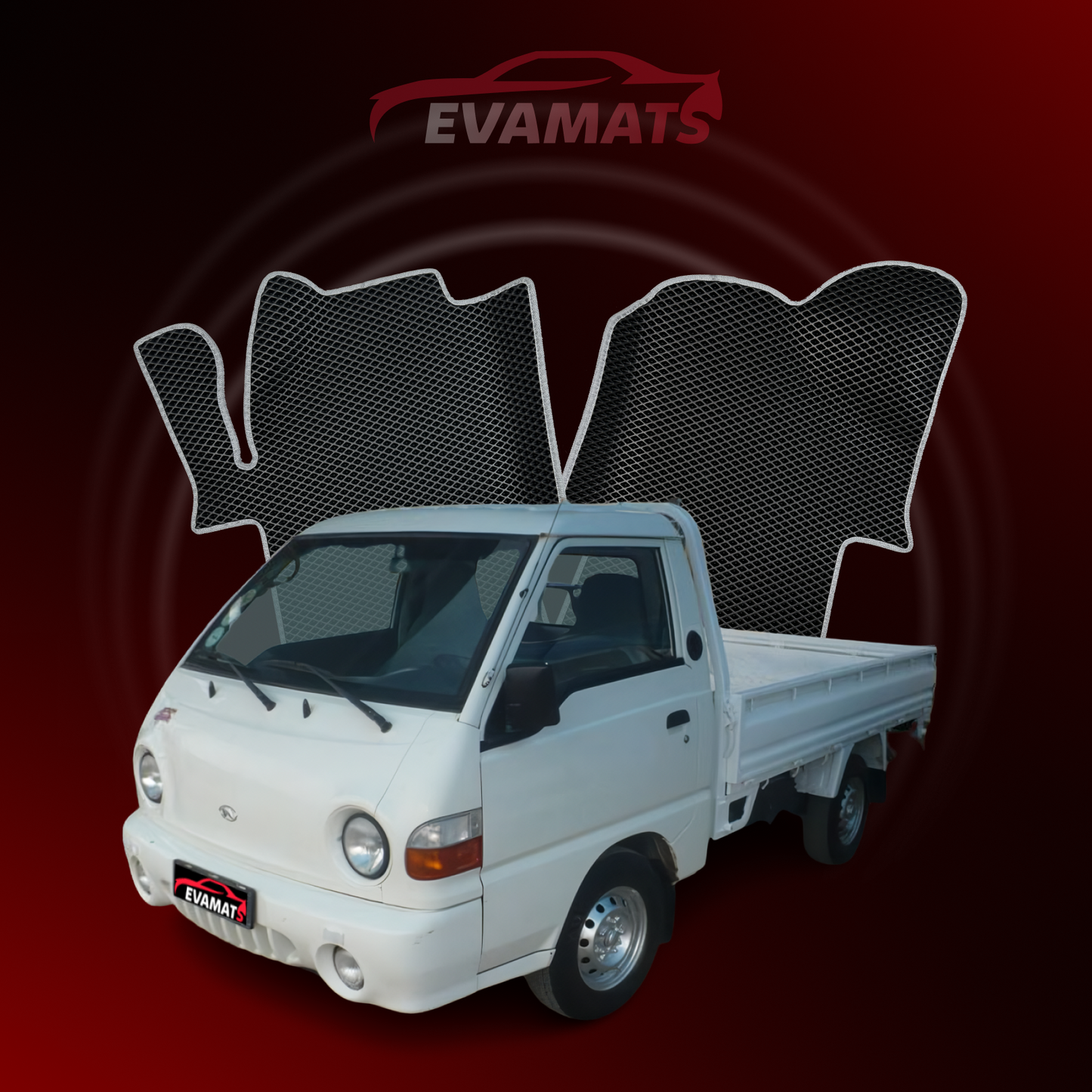 Dywaniki samochodowe EVAMATS do Hyundai H100 1 gen 1986-2003 rok VAN