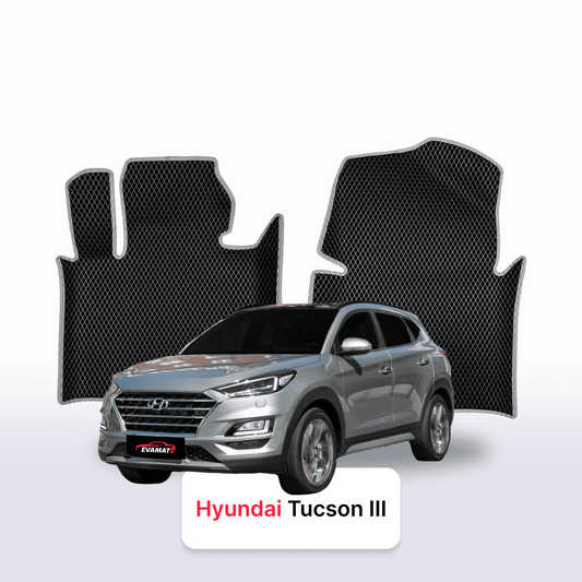 Коврики EVAMATS для внедорожника Hyundai Tucson 3-го поколения 2015-2021 гг.