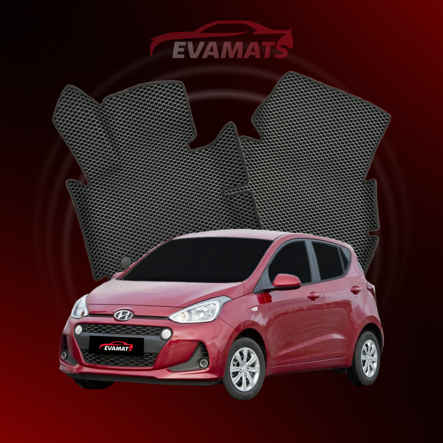 Автомобільні килимки EVAMATS для Hyundai i10 2 gen 2013-2019 р. ХЕТЧБЕК 5 дв.