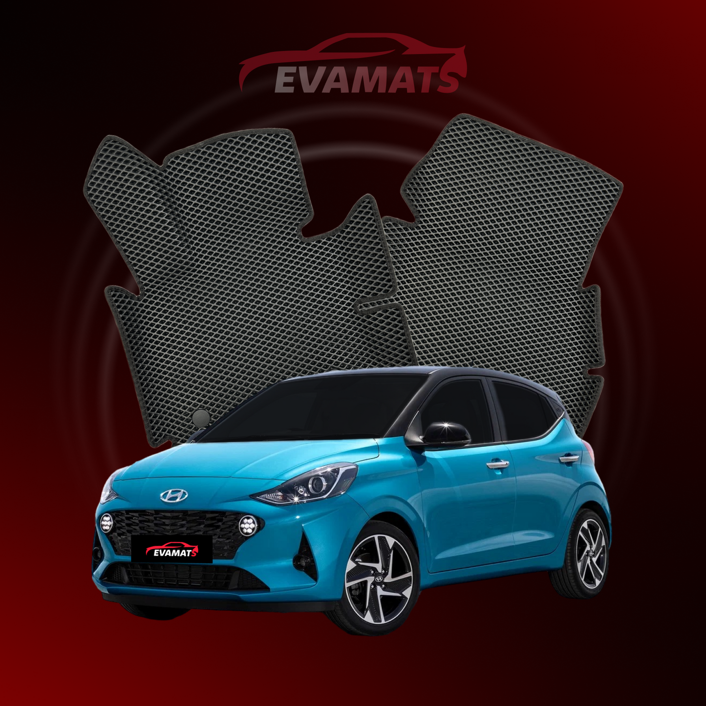 Dywaniki samochodowe 3D EVAMATS do Hyundai i10 3 gen 2019-2025 rok HATCHBACK 5 drzwi