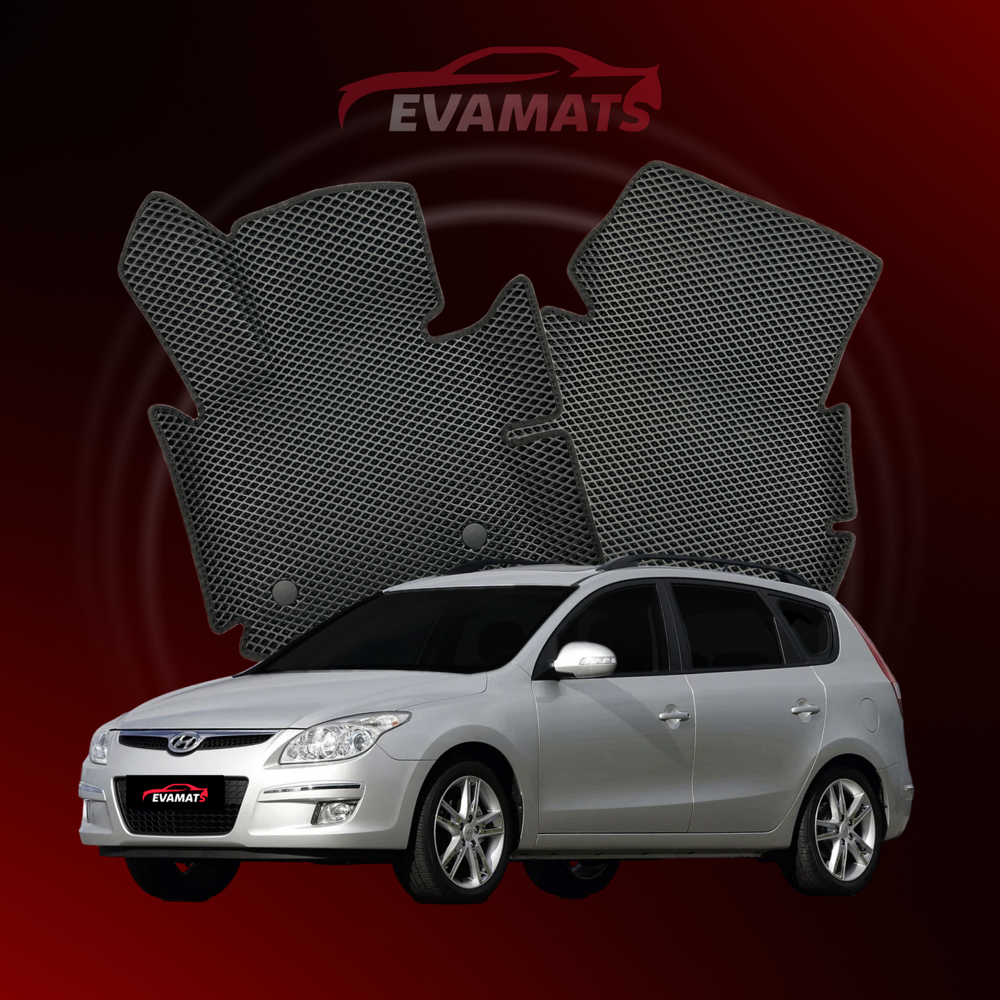 Dywaniki samochodowe EVAMATS do Hyundai I30 1 gen 2007-2012 rok KOMBI