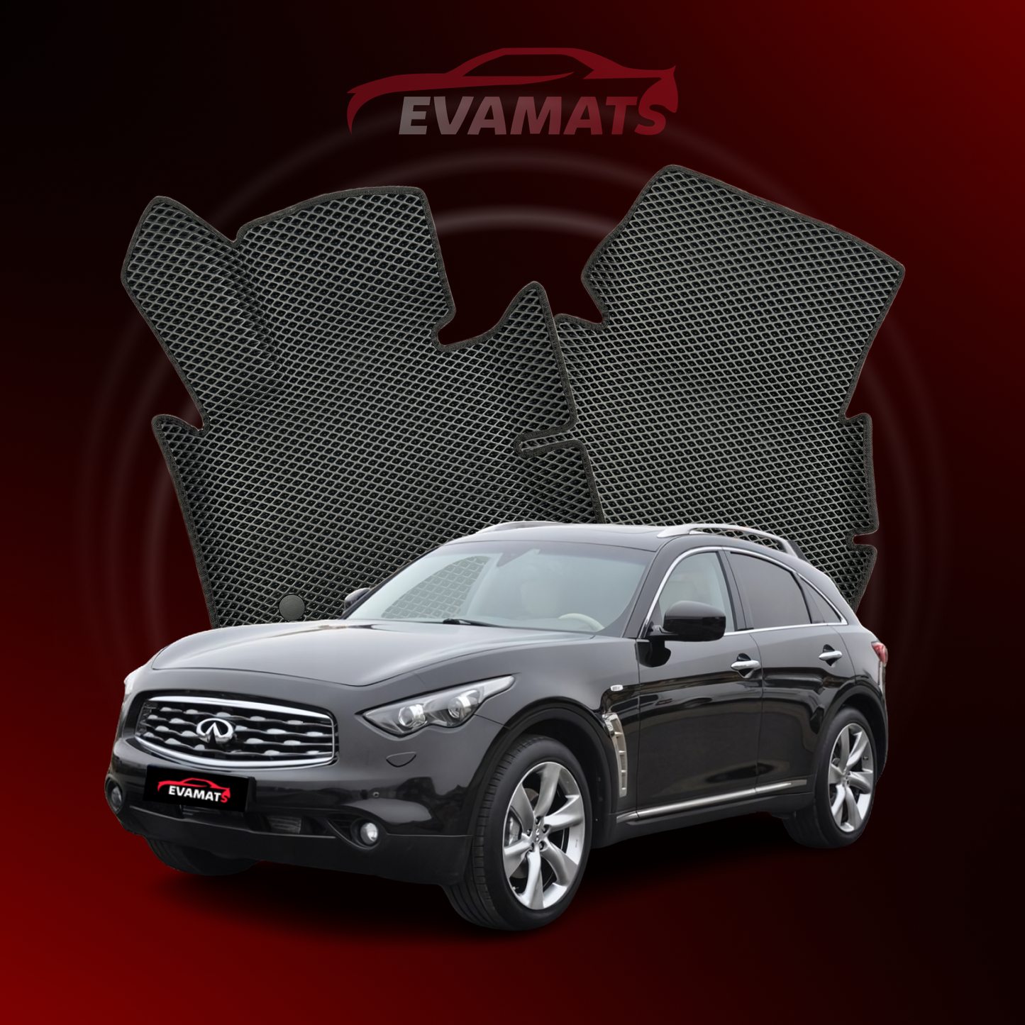 Dywaniki samochodowe EVAMATS do Infiniti FX30d 2 gen 2008-2013 rok SUV