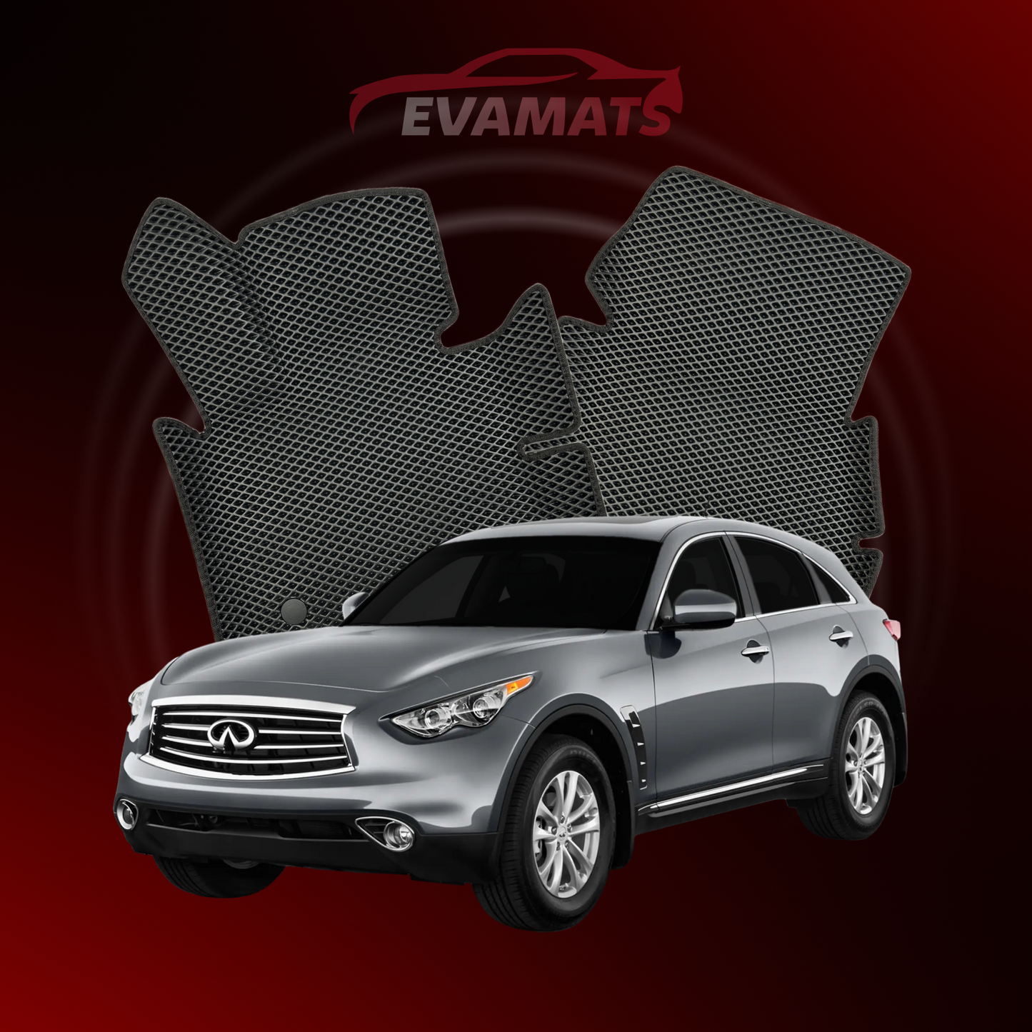 Dywaniki samochodowe 3D EVAMATS do Infiniti FX(35) 2 gen 2008-2013 rok SUV