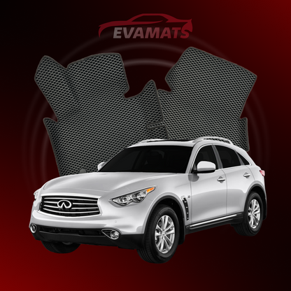 Dywaniki samochodowe EVAMATS do Infiniti QX70 1 gen 2013-2017 rok SUV