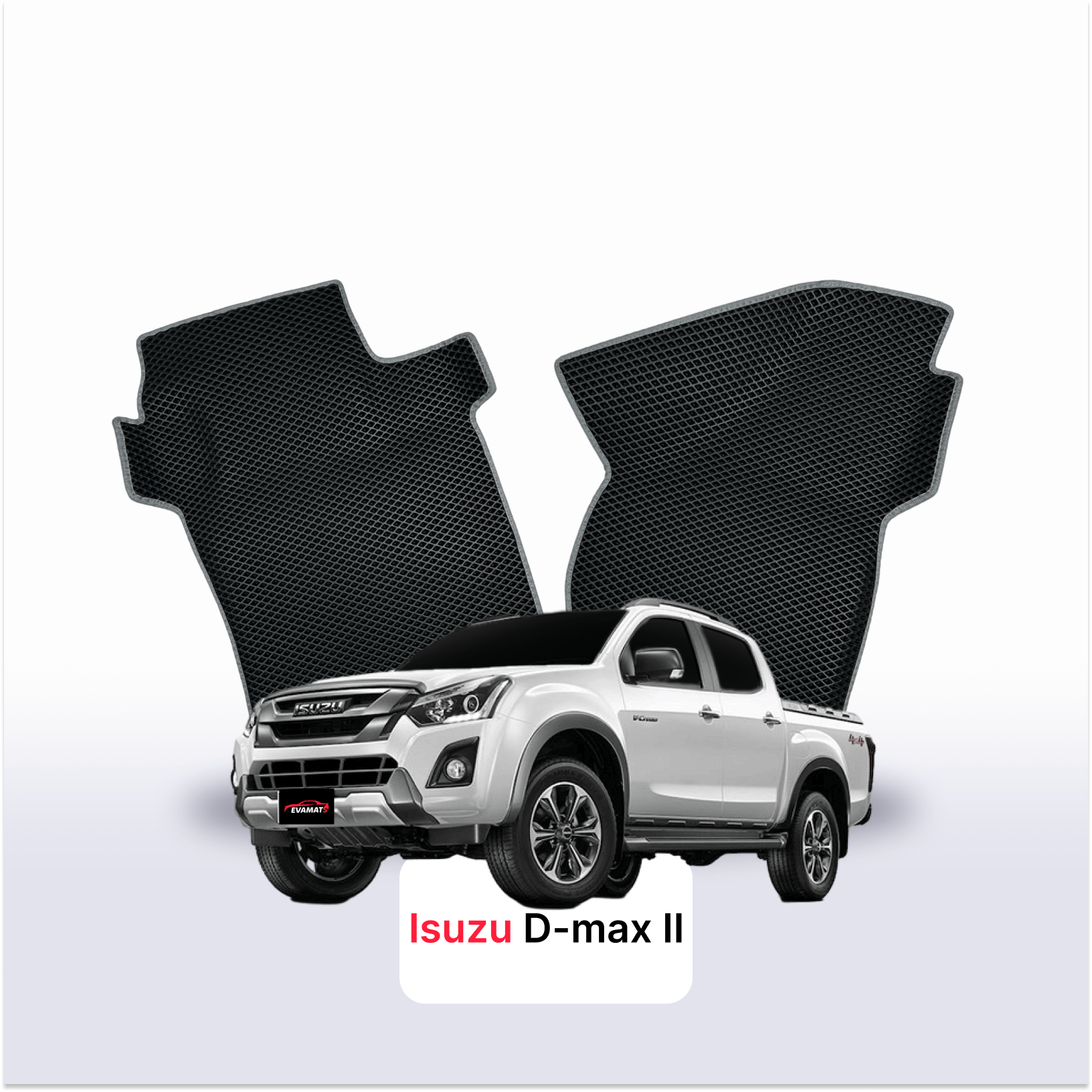 EVA Dywaniki samochodowe od EVA MATS 3D do Isuzu D-Max 2 gen 2012-2019 rok PICK-UP z podwójna kabina