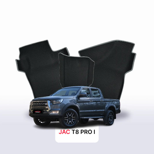 EVA Dywaniki samochodowe od EVA MATS 3D do JAC T8 PRO 1 gen 2018-2027 rok PICK-UP z podwójna kabina