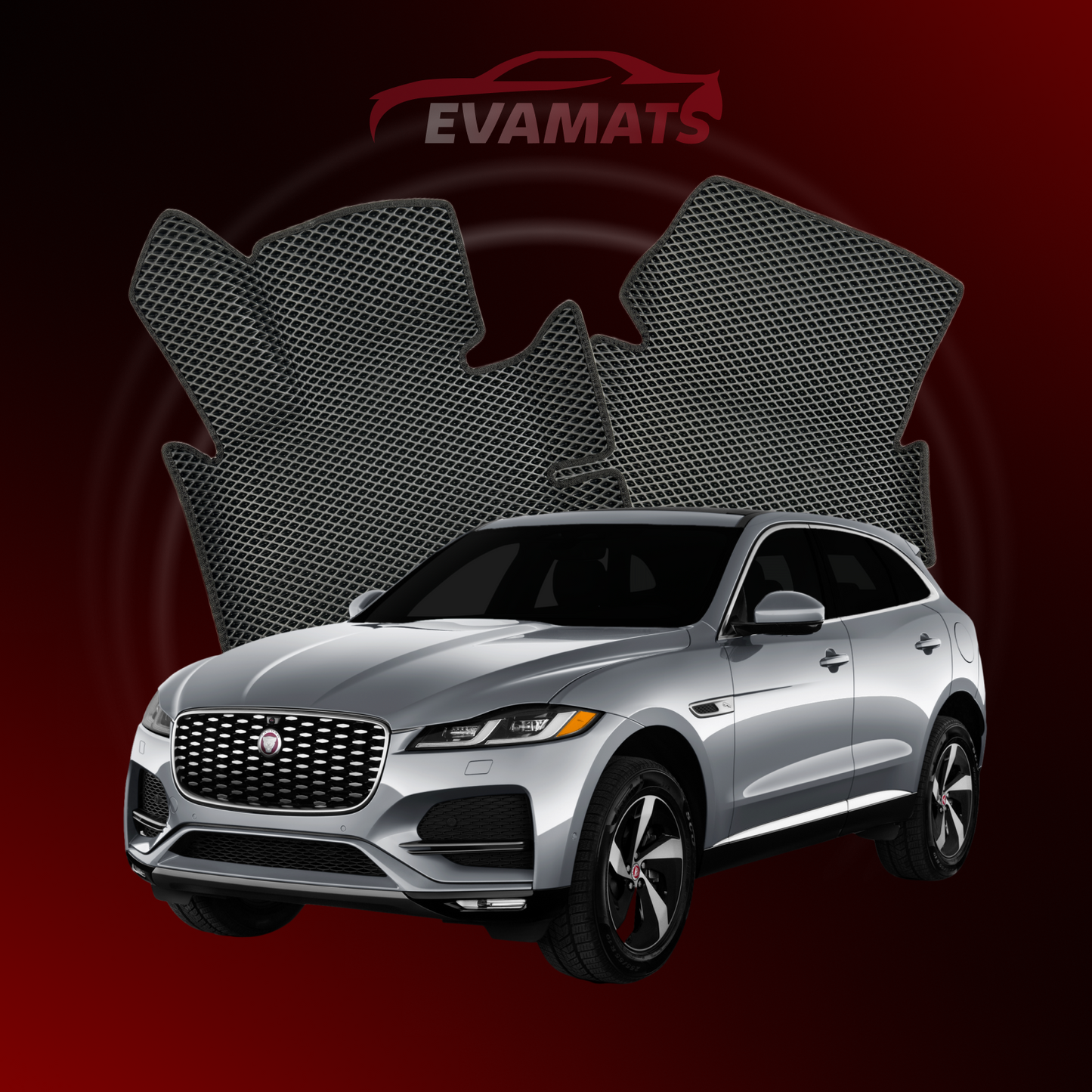 Dywaniki samochodowe EVAMATS do Jaguar F-Pace 1 gen 2016-2025 rok SUV