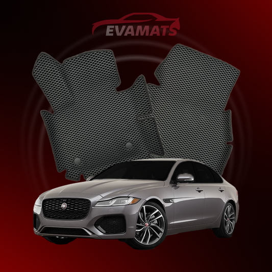 Dywaniki samochodowe EVAMATS do Jaguar XF 2 gen 2015-2024 rok SEDAN