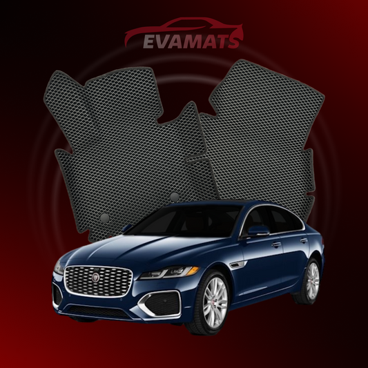 Dywaniki samochodowe EVAMATS do Jaguar XF 2 gen 2020-2024 rok LONG SEDAN