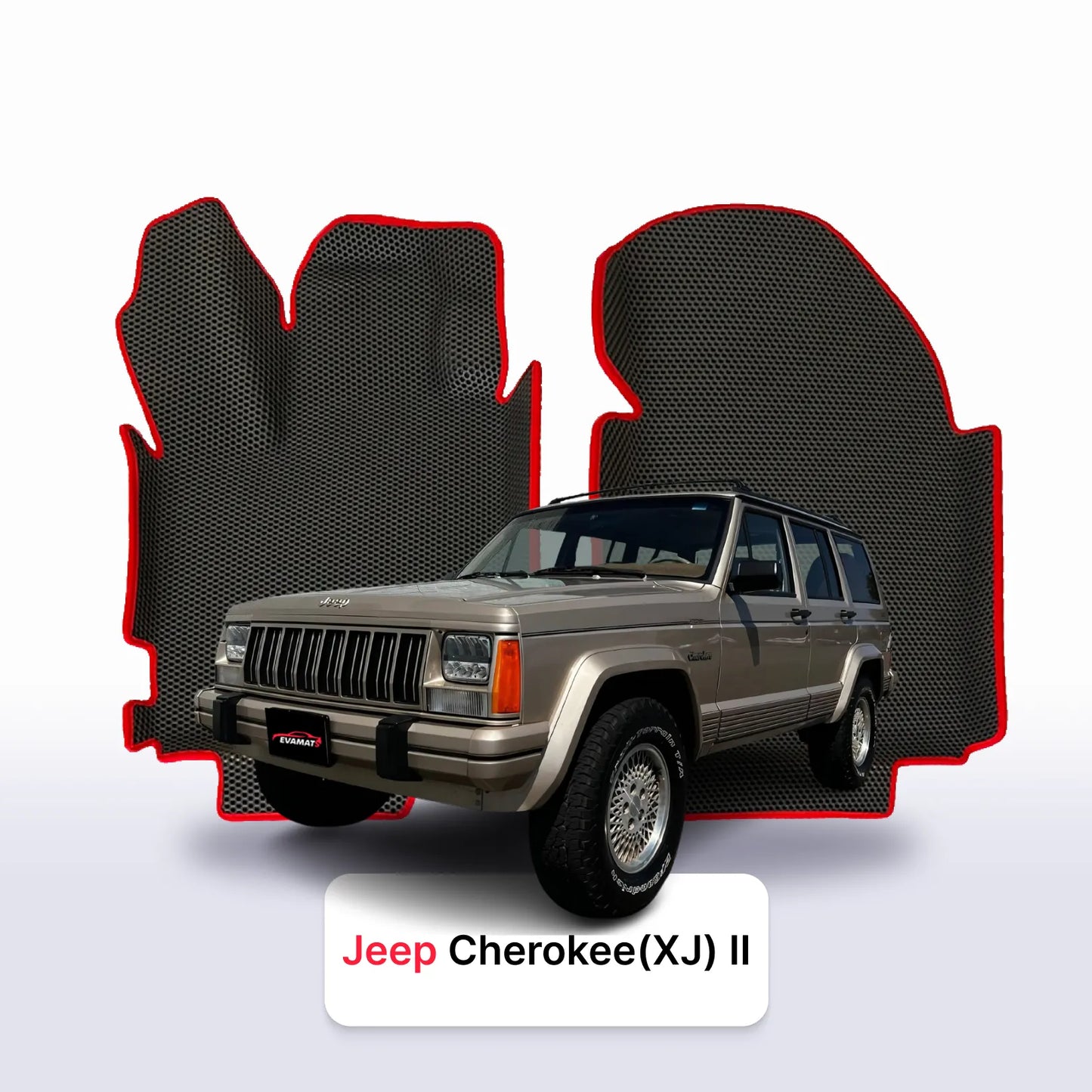 Коврики EVAMATS для внедорожника Jeep Cherokee(XJ) 2-го поколения 1983-2001 года выпуска 5 дверей