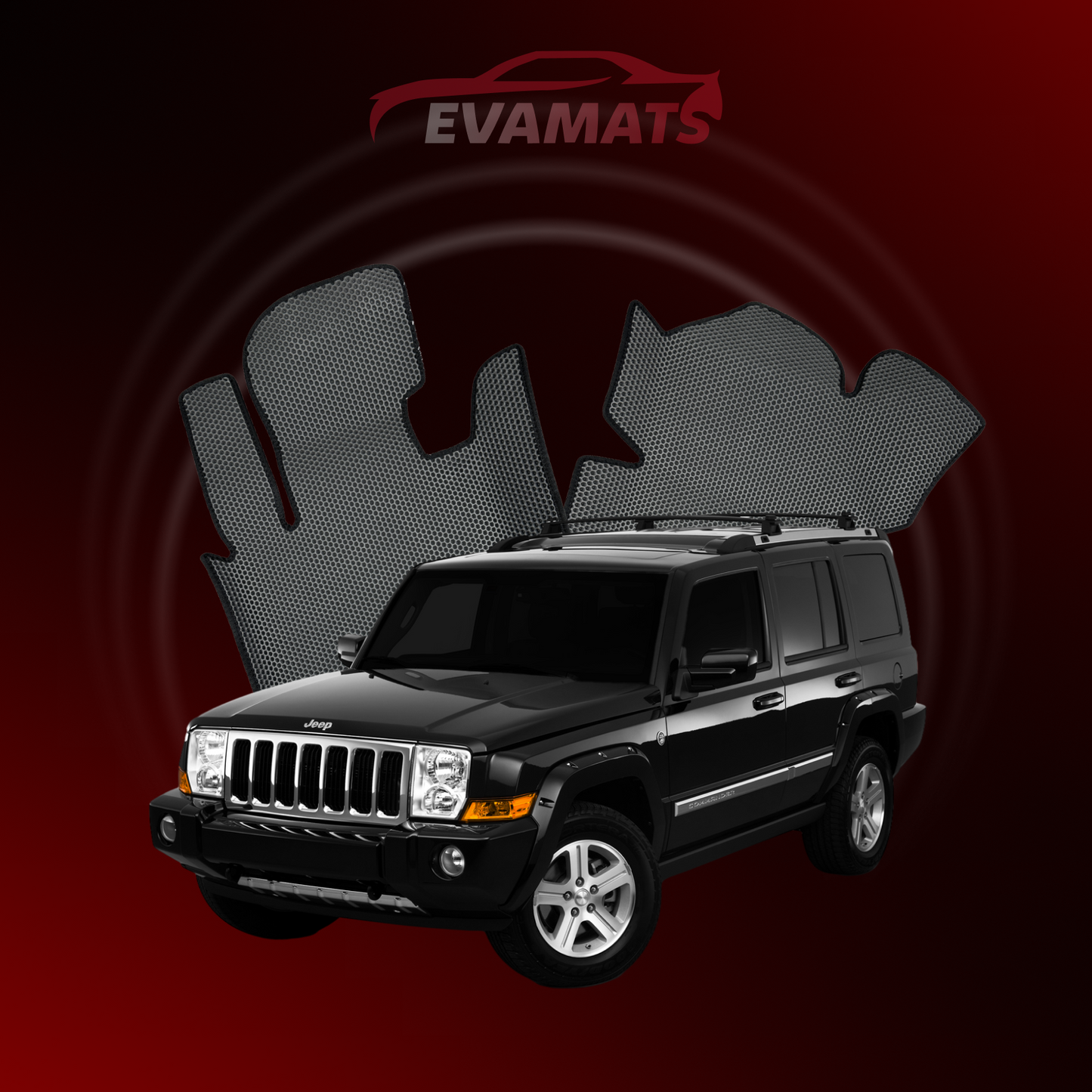 Dywaniki samochodowe EVAMATS do Jeep Commander 1 gen 2005-2010 rok SUV