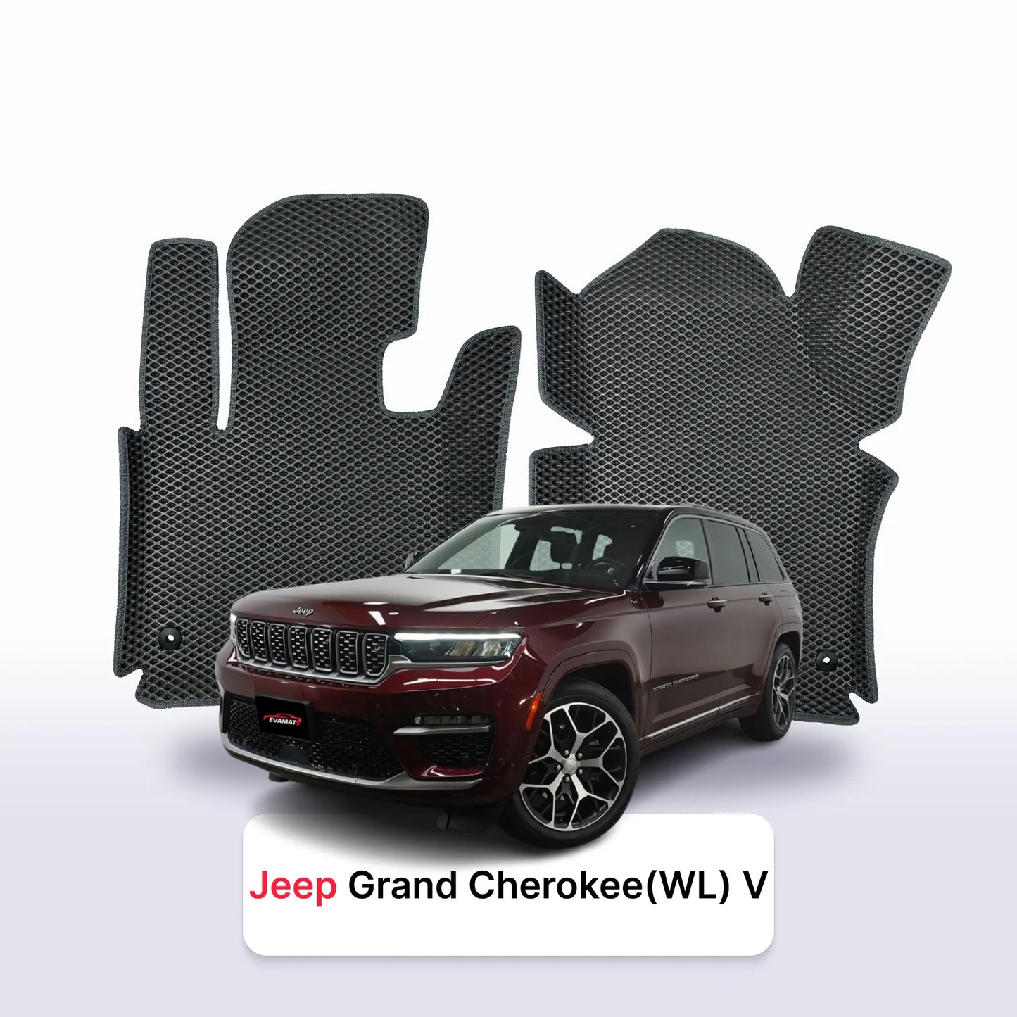 Коврики EVAMATS для Jeep Grand Cherokee(WL) 5 поколения 2021-2025 года LONG SUV