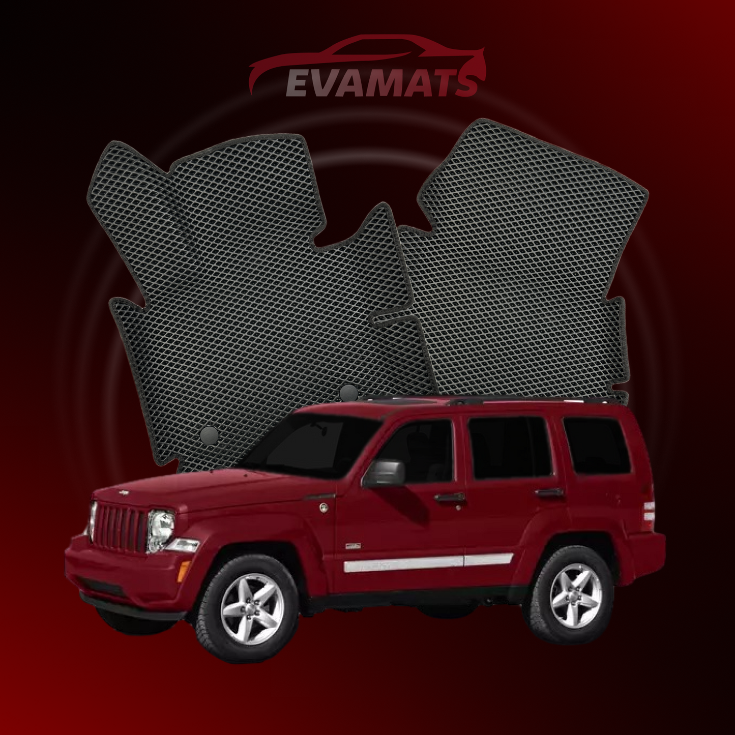 Dywaniki samochodowe 3D EVAMATS do Jeep Liberty 1 gen 2001-2007 rok SUV