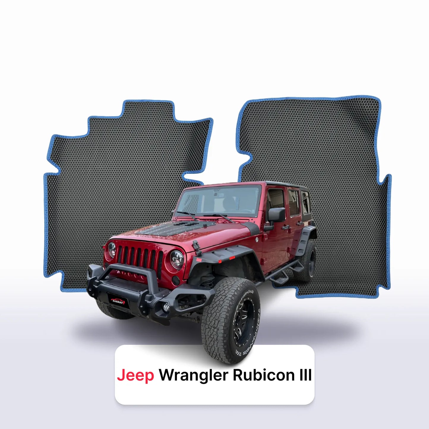 Коврики в салон EVAMATS для Jeep Wrangler Rubicon 4 gen 2020-2025 года 5-дверного внедорожника