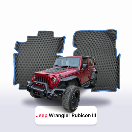 Коврики в салон EVAMATS для Jeep Wrangler Rubicon 4 gen 2020-2025 года 5-дверного внедорожника