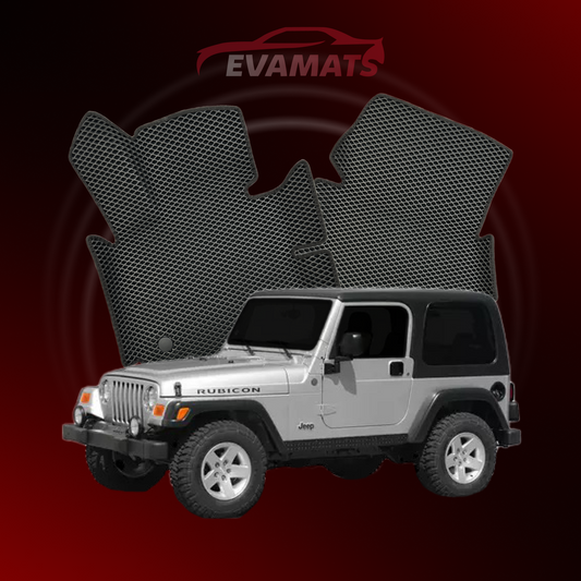 Dywaniki samochodowe EVAMATS do Jeep Wrangler(TJ) 2 gen 1996-2006 rok 3 drzwi SUV