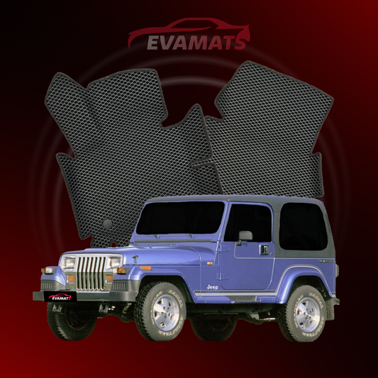 Dywaniki samochodowe EVAMATS do Jeep Wrangler(YJ) 1 gen 1986-1996 rok 3 drzwi SUV