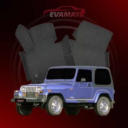 Dywaniki samochodowe 3D EVAMATS do Jeep Wrangler(YJ) 1 gen 1986-1996 rok 3 drzwi SUV