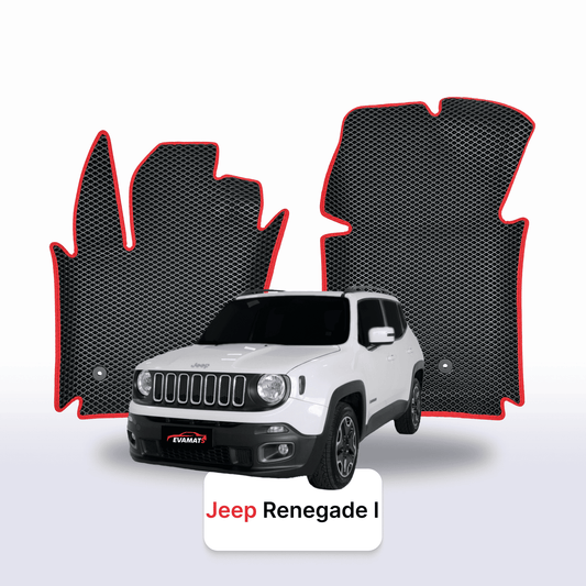 Автомобільні килимки EVAMATS для позашляховика Jeep Renegade 1-го покоління 2014-2025 рр.