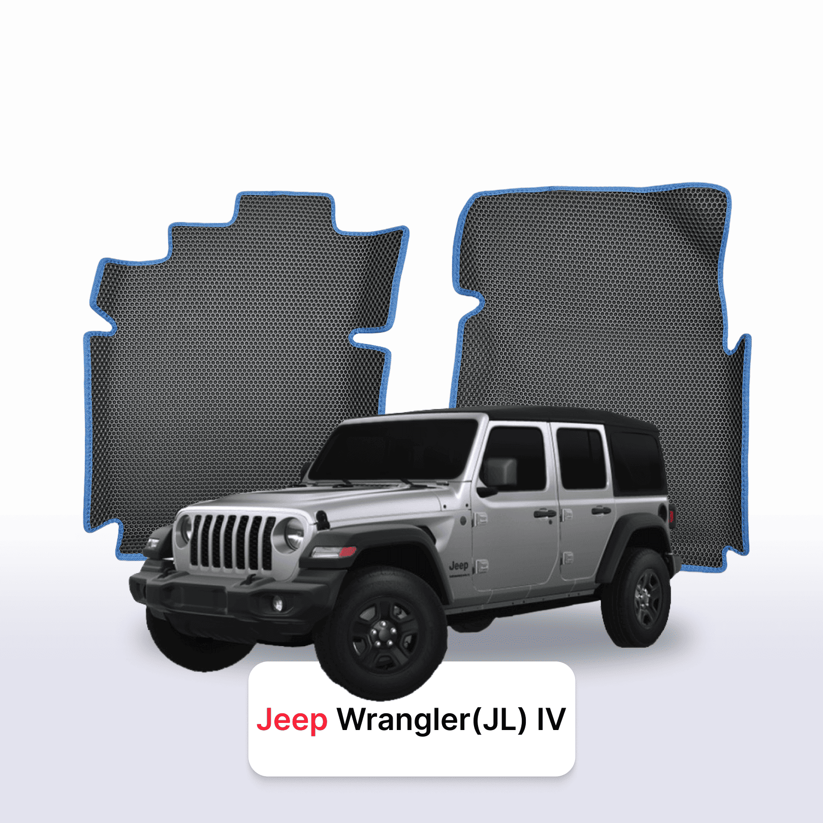 EVA Dywaniki samochodowe od EVA MATS 3D do Jeep Wrangler(JL) 4 gen 2017-2028 rok SUV 5 drzwi DIESEL