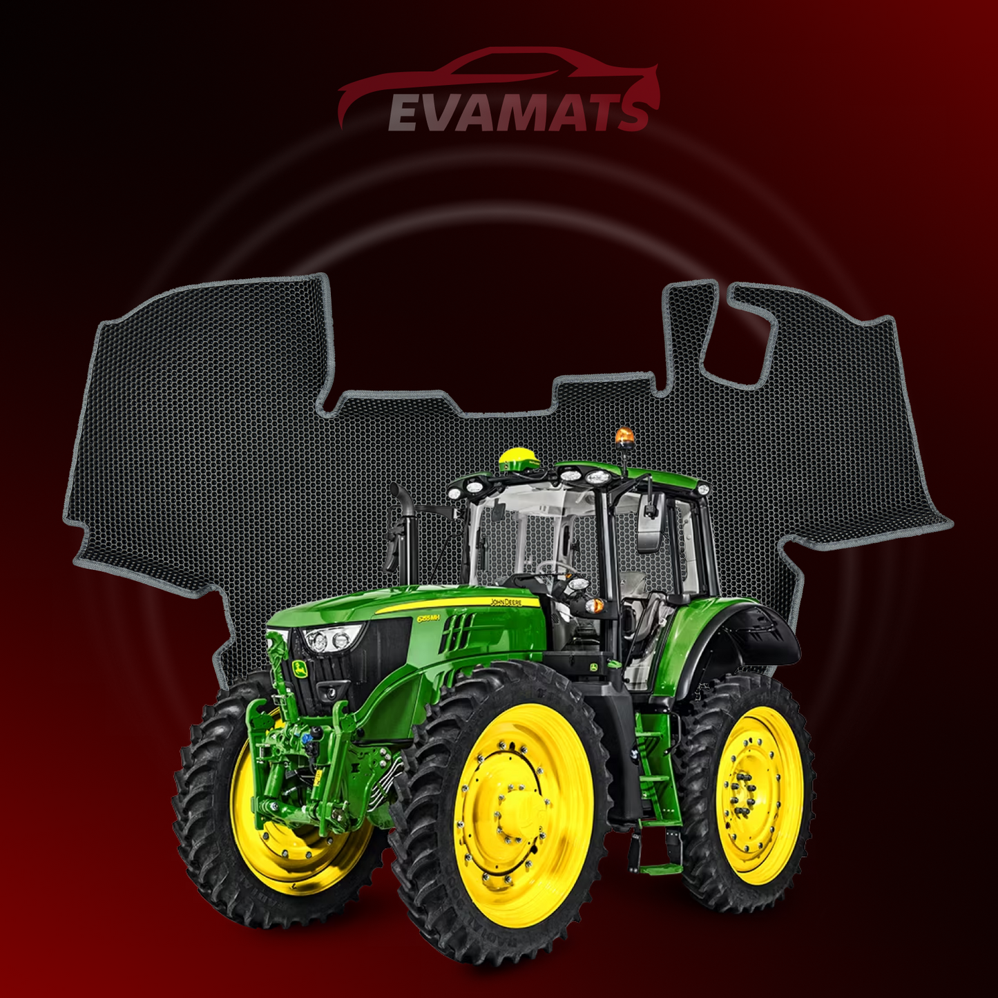 Коврики EVAMATS для John Deere 6130M 1st gen 2018-2025 года ТРАКТОР