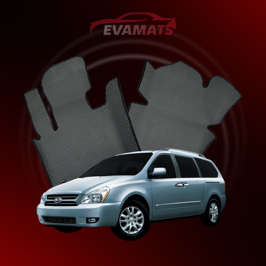 Dywaniki samochodowe EVAMATS do Kia Carnival II gen 2006-2014 rok MINIVAN