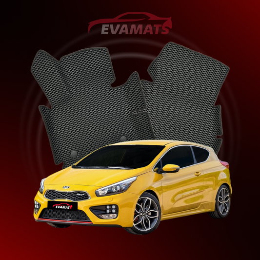 Dywaniki samochodowe EVAMATS do Kia Ceed GT I gen 2012-2018 rok HATCHBACK 3 drzwi