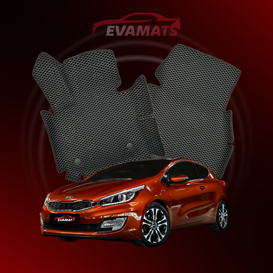 Dywaniki samochodowe EVAMATS do Kia Ceed II gen 2012-2018 rok HATCHBACK 3 drzwi