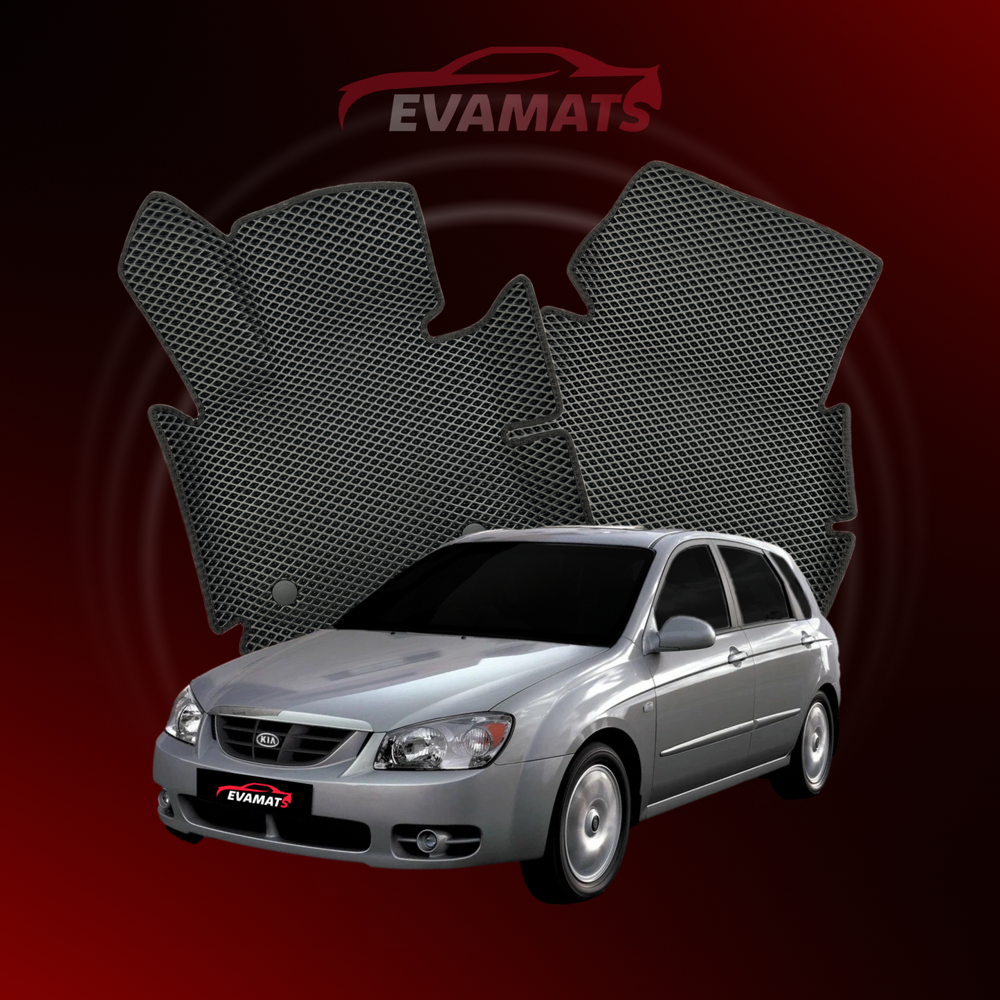 Автоковрики EVAMATS для Kia Cerato I gen 2003-2009 р.в. ХЕТЧБЕК 5 дв.