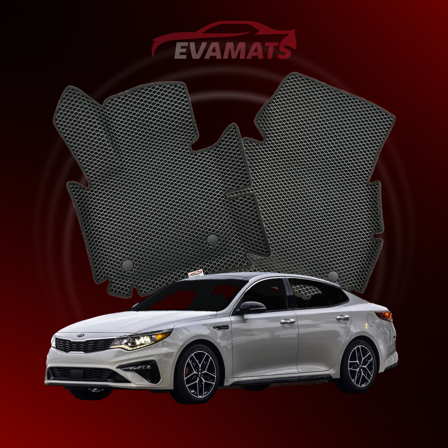 Dywaniki samochodowe 3D EVAMATS do Kia Optima IV gen 2015-2020 rok SEDAN