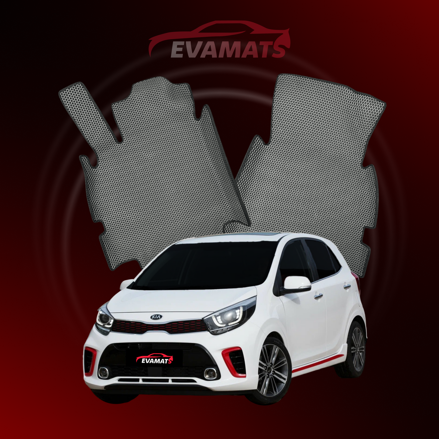 Коврики в салон EVAMATS для Kia Picanto GT-line III gen 2017-2025 года выпуска ХЭТЧБЕК 5 дверей