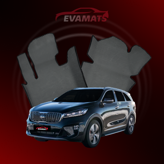 Dywaniki samochodowe EVAMATS do Kia Sorento Prime III gen 2014-2020 rok 7-osobowy SUV