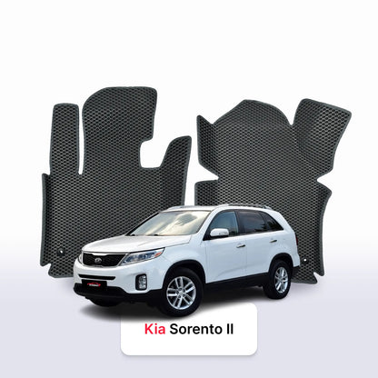 Автоковрики EVAMATS для Kia Sorento II gen 2009-2014 позашляховик 7 міс.