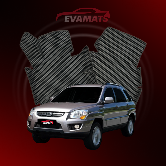 Dywaniki samochodowe EVAMATS do Kia Sportage II gen 2004-2010 rok SUV