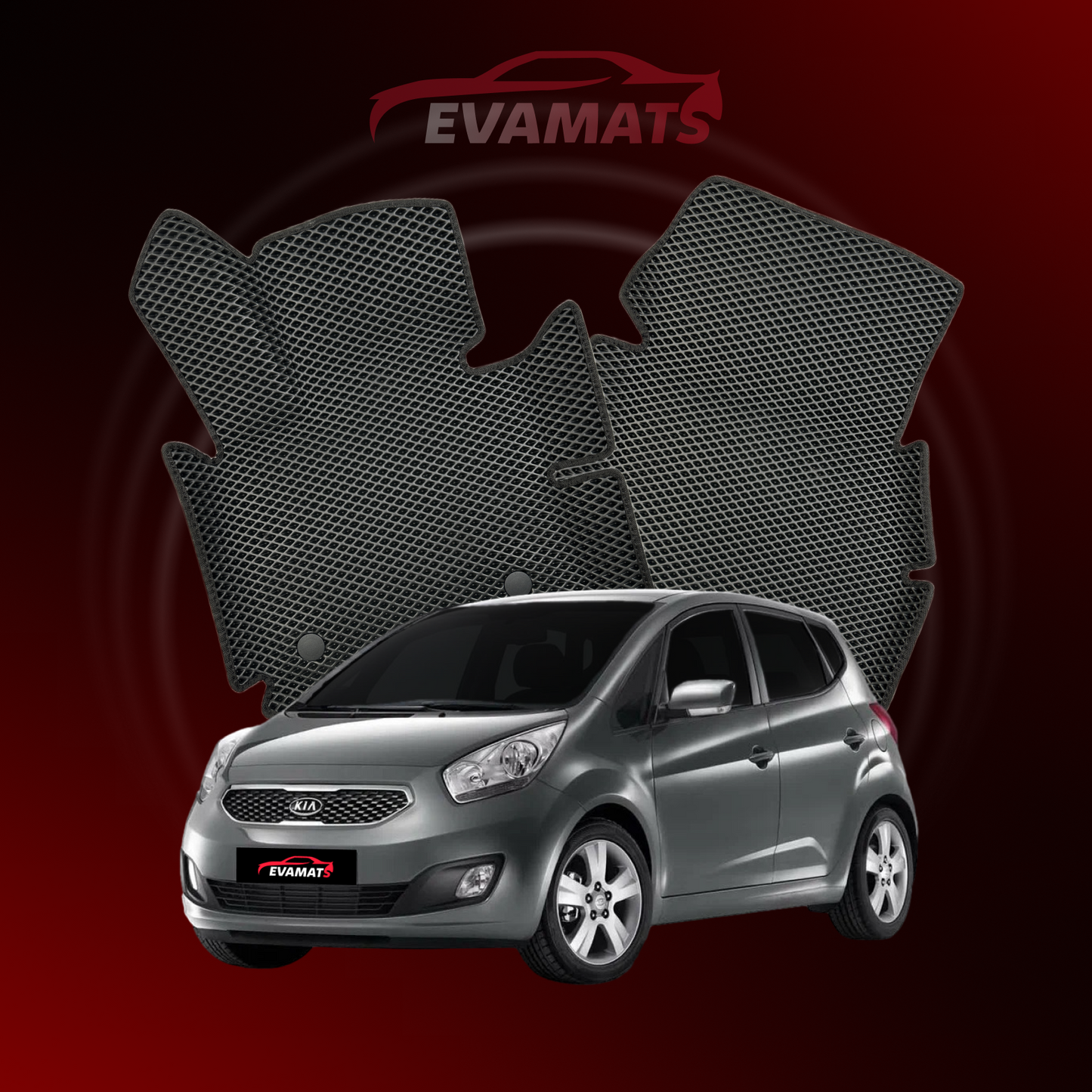 Dywaniki samochodowe EVAMATS do Kia Venga I gen 2009-2019 rok HATCHBACK 5 os.