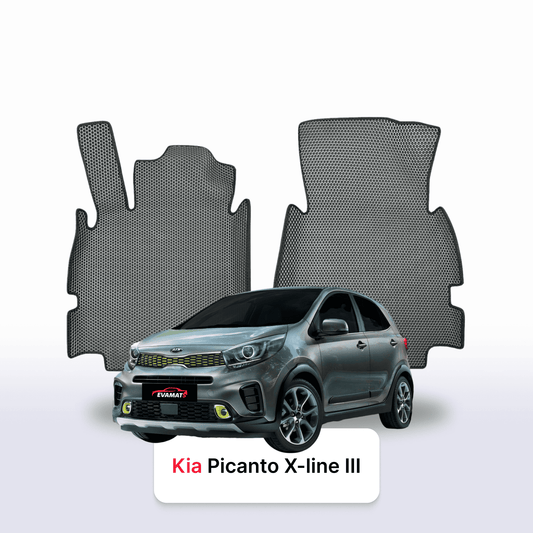 Коврики EVAMATS для Kia Picanto X-line III gen 2017-2025 года выпуска ХЭТЧБЕК 5 дверей