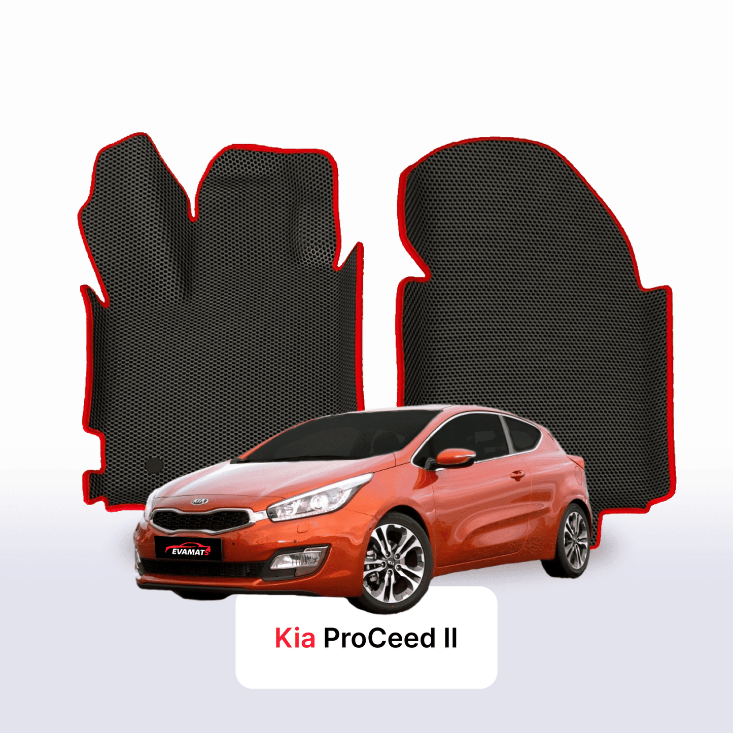 Коврики EVAMATS для Kia ProCeed II поколения 2012-2018 года ХЭТЧБЕК 3 двери