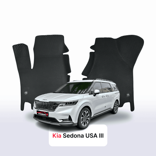 Коврики EVAMATS для Kia Sedona USA III поколения 2014-2020 года выпуска МИНИВЭН