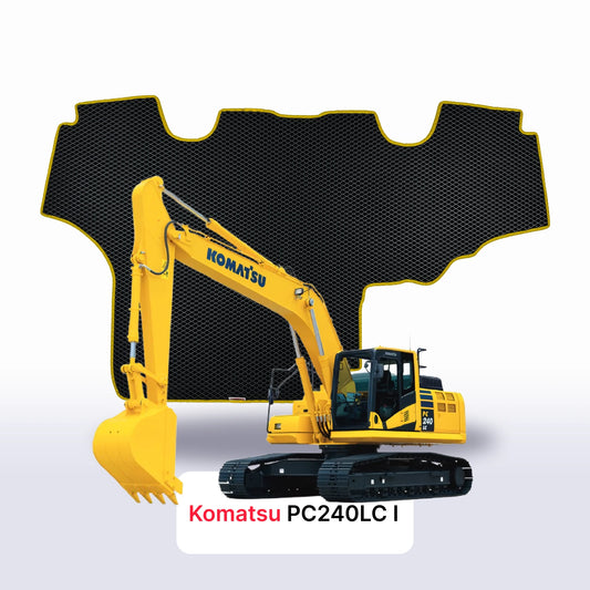EVA Dywaniki samochodowe od EVA MATS 3D do Komatsu PC240LC 1 gen 2010-2017 rok KOPARKA
