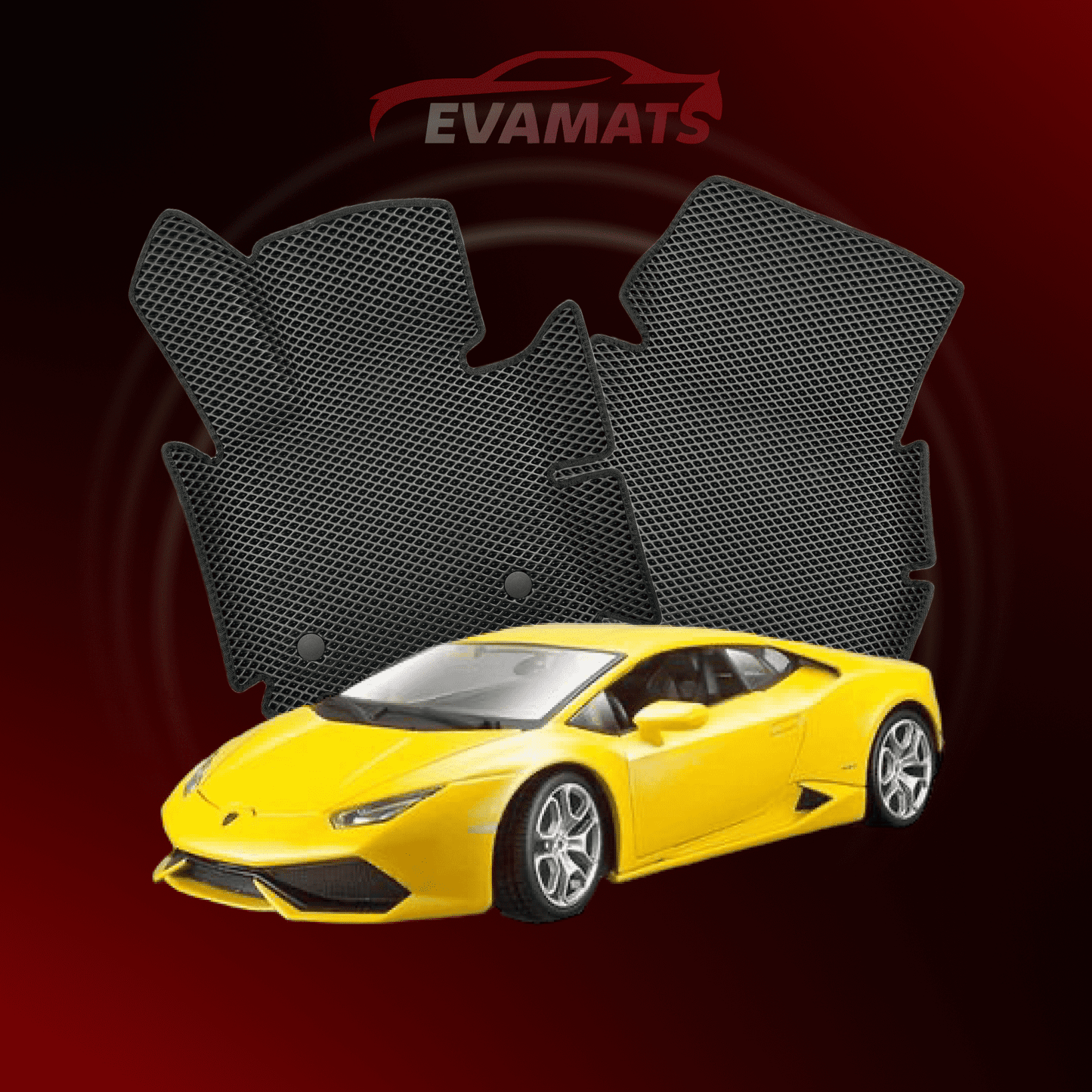 Dywaniki samochodowe EVAMATS do Lamborghini Huracán 1 gen 2014-2023 rok COUPE