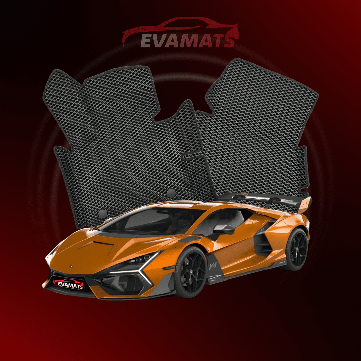 Dywaniki samochodowe EVAMATS do Lamborghini Revuelto 1 gen 2023-2024 rok Hybryda COUPE