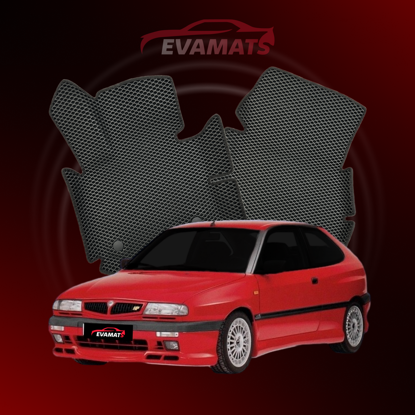 Dywaniki samochodowe 3D EVAMATS do Lancia Delta(836) 2 gen 1993-1999 rok HATCHBACK 3 drzwi