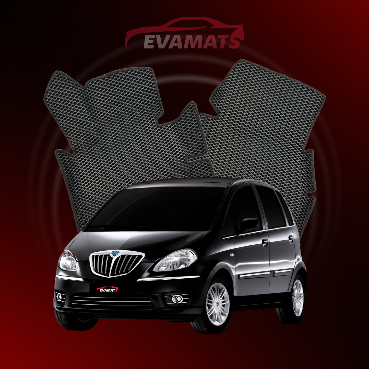 Dywaniki samochodowe EVAMATS do Lancia Musa 1 gen 2004-2012 rok MINIVAN