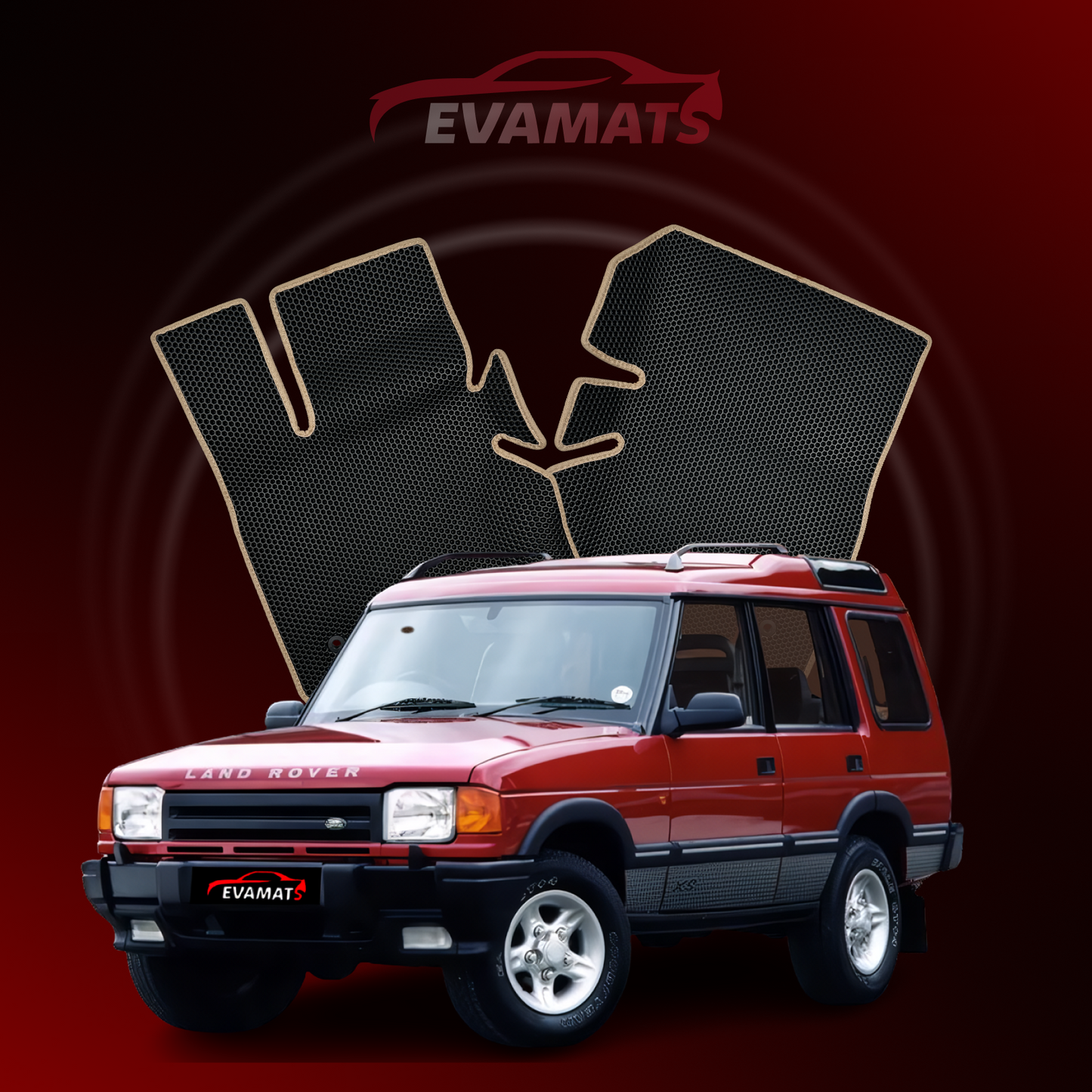 Dywaniki samochodowe EVAMATS do Land Rover Discovery(1) 1 gen 1989-1998 rok SUV 5 drzwi